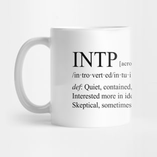 INTP Personality (Dictionary Style) Light Mug